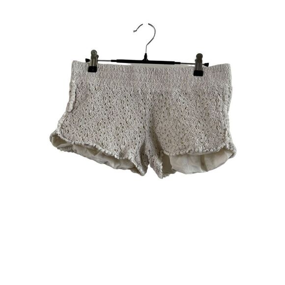 Aqua cream lace shorts XS - Picture 1 of 4